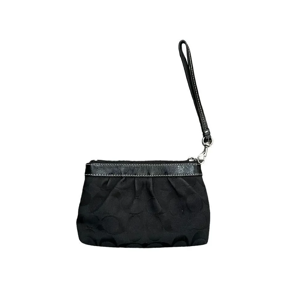 Coach Black Wristlet